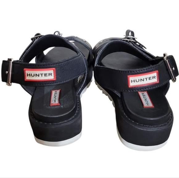 Hunter Double Buckle Chunky Platform Sandals - Picture 7 of 11